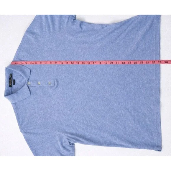 Polo Ralph Lauren Men's Polo Shirt XL Blue Red Pony Short Sleeve Classic Fit - Picture 7 of 7